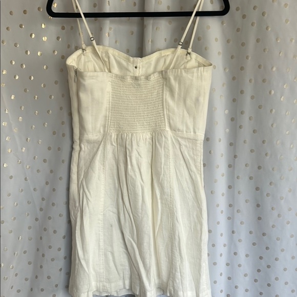 Kimchi Blue Cream Button-Front Mini Dress - Picture 2 of 14